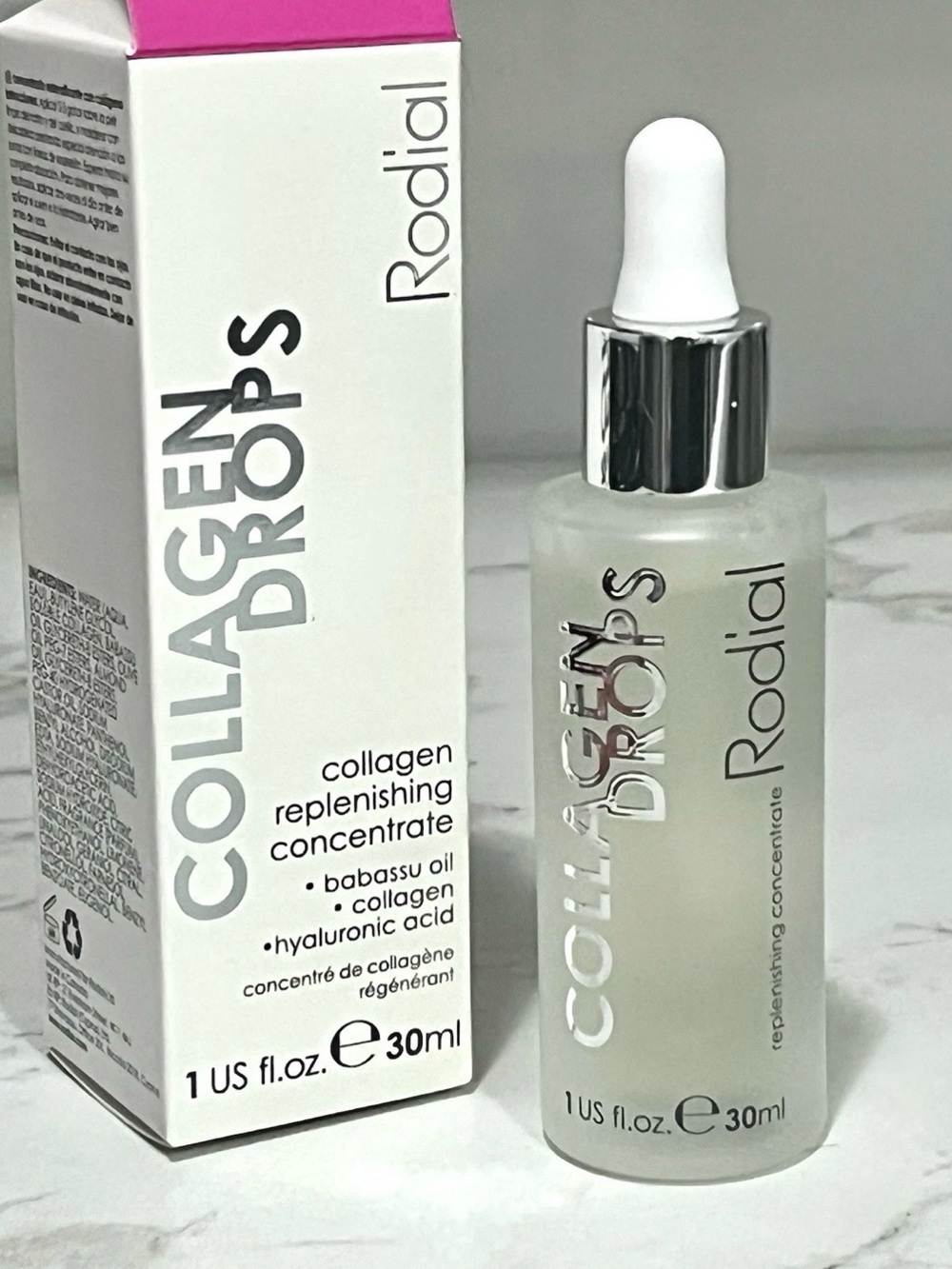 Rodial Collagen Drops Replenishing Concentrate - White 1 US Fl Oz NWT